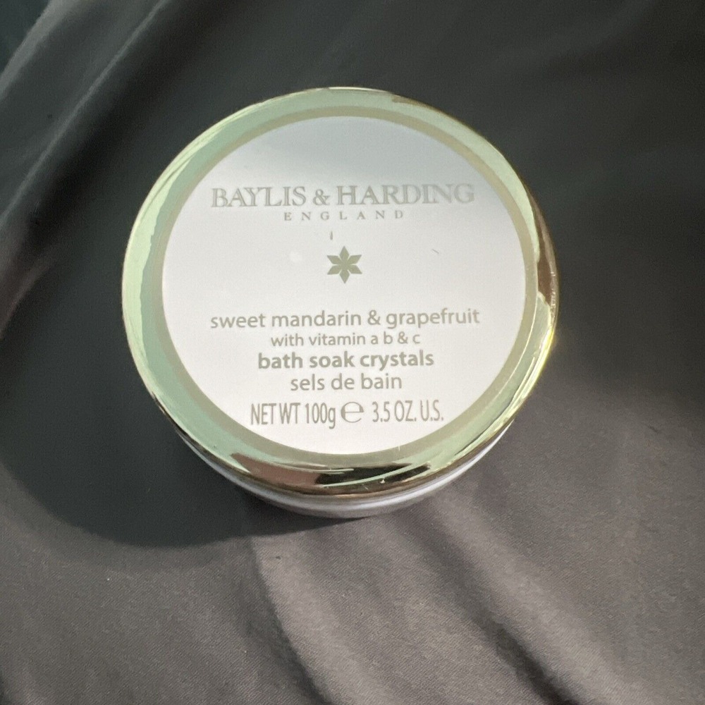 Baylis & Harding Bath Soak Crystals SWEET MANDARIN & GRAPEFRUIT 3.5 oz‎ NEW